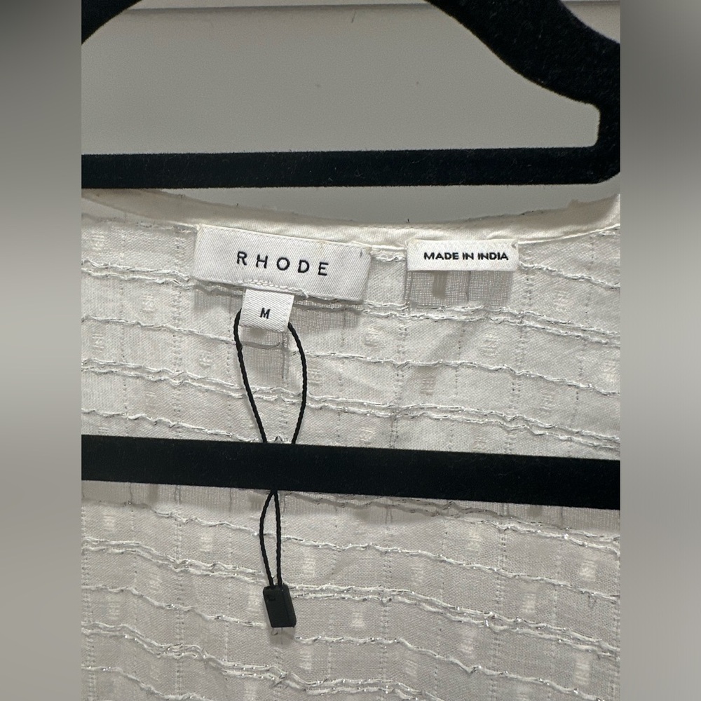 Rhode White Ruffle Blouse - Picture 7 of 7